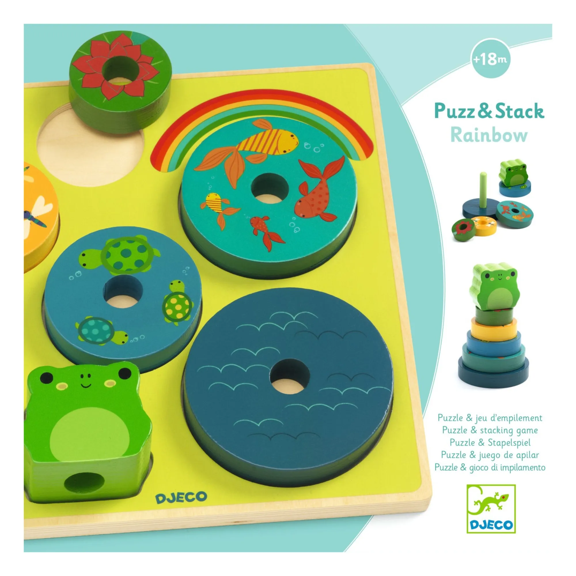 Puzzle relief Stack Rainbow- Image produit n°0