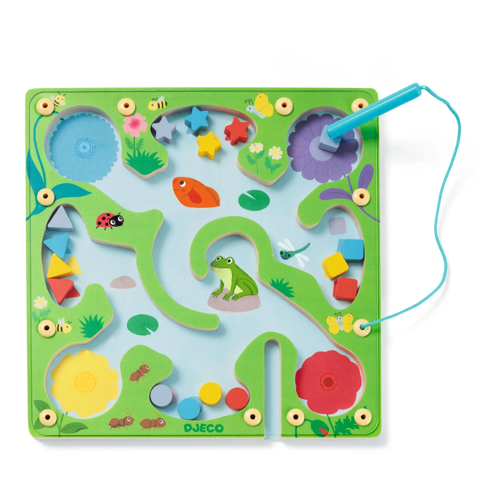 Djeco Multicoloured Educational Game Frogymaze
