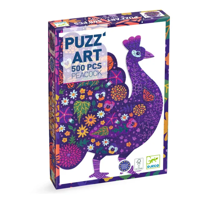 Puzzle pavo real - 500 piezas