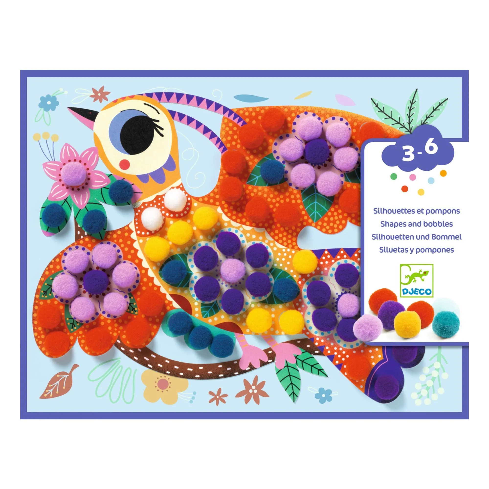 Djeco Multicoloured Collages Panachés