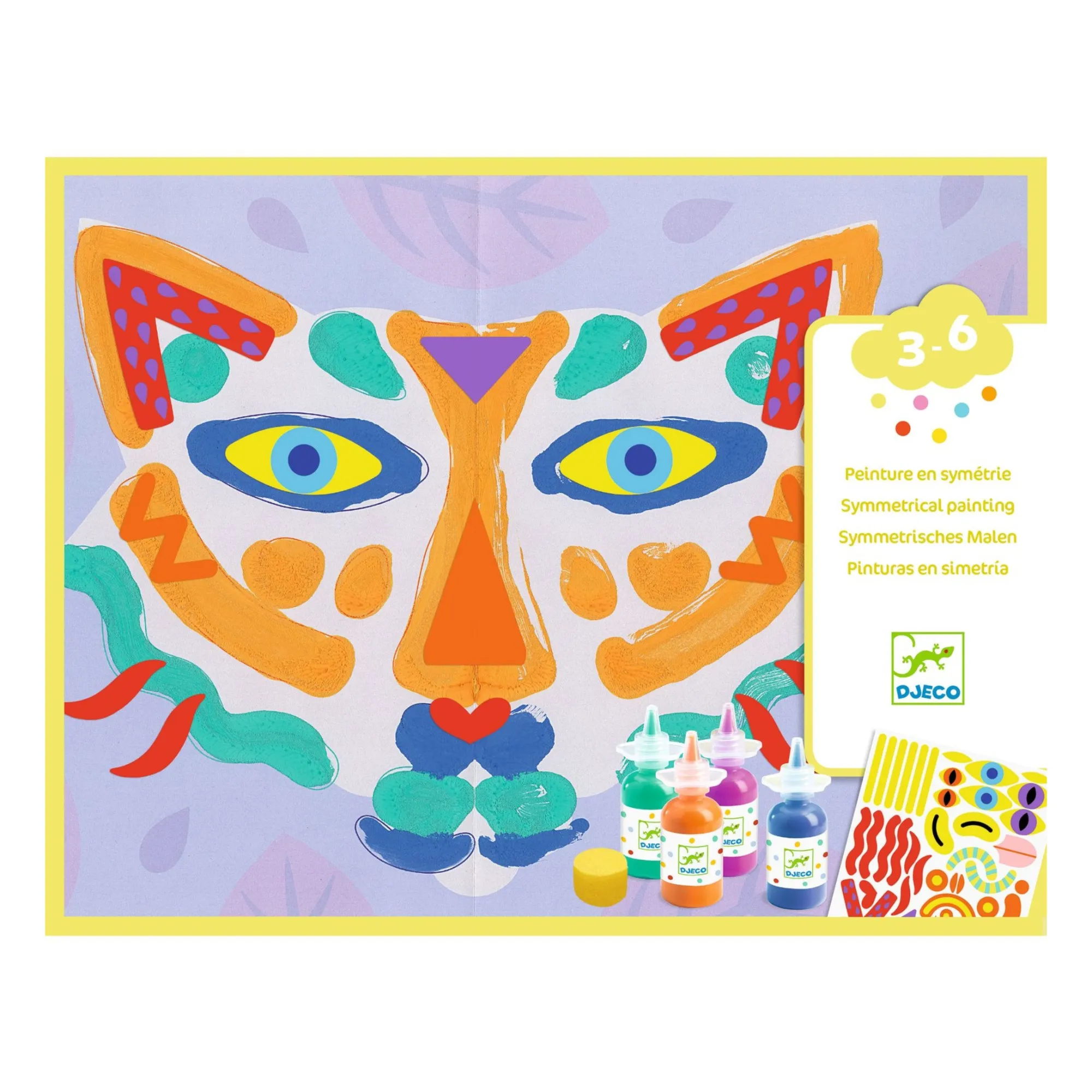 Djeco Multicoloured Caressing Paint