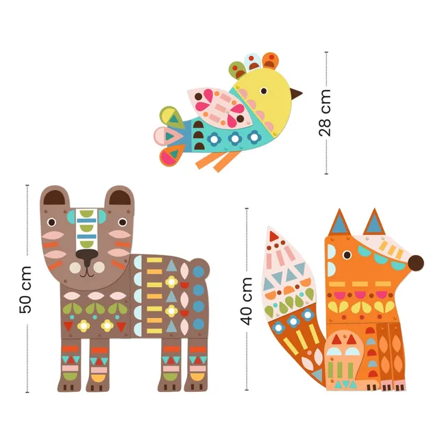 Creating with paper Giant animals