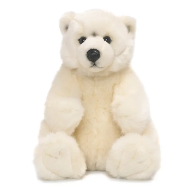 Peluche Ours polaire assis | Blanc