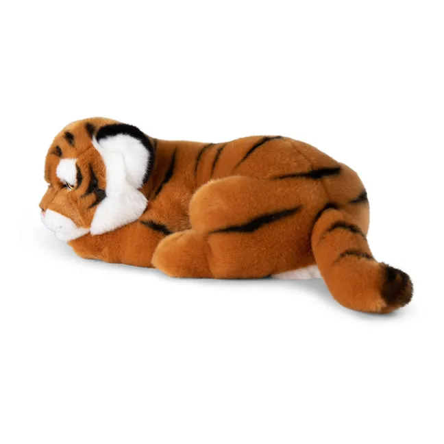 Peluche Tigre couché | Marron