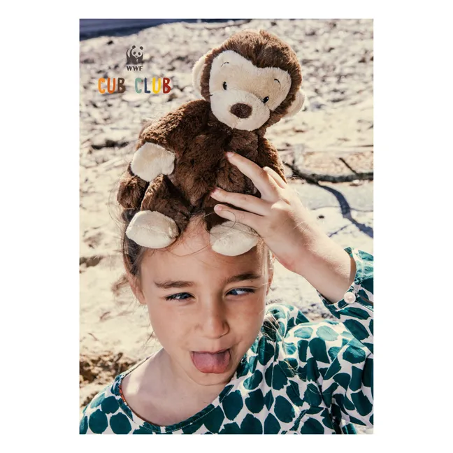 Peluche Mago le Singe  | Marron