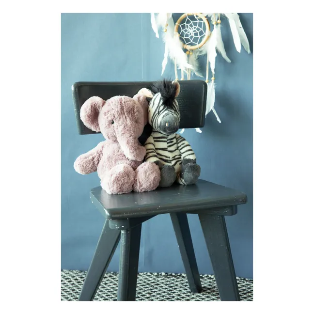 Peluche Ebu l'Eléphant  | Rose