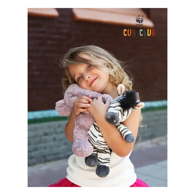 Peluche Ebu l'Eléphant  | Rose