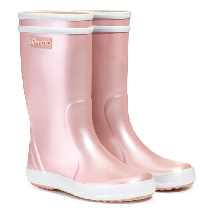 Lolly Pop Iridescent Rain Boots | Pink- Product image n°1