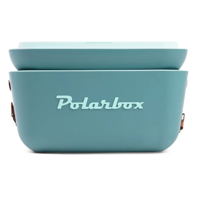 Coloured Handle Cool Box | Azure blue