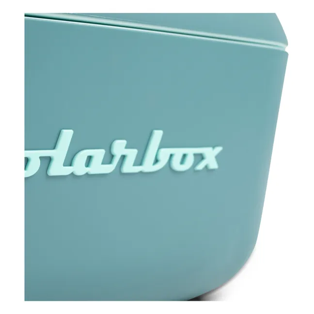 Coloured Handle Cool Box | Azure blue