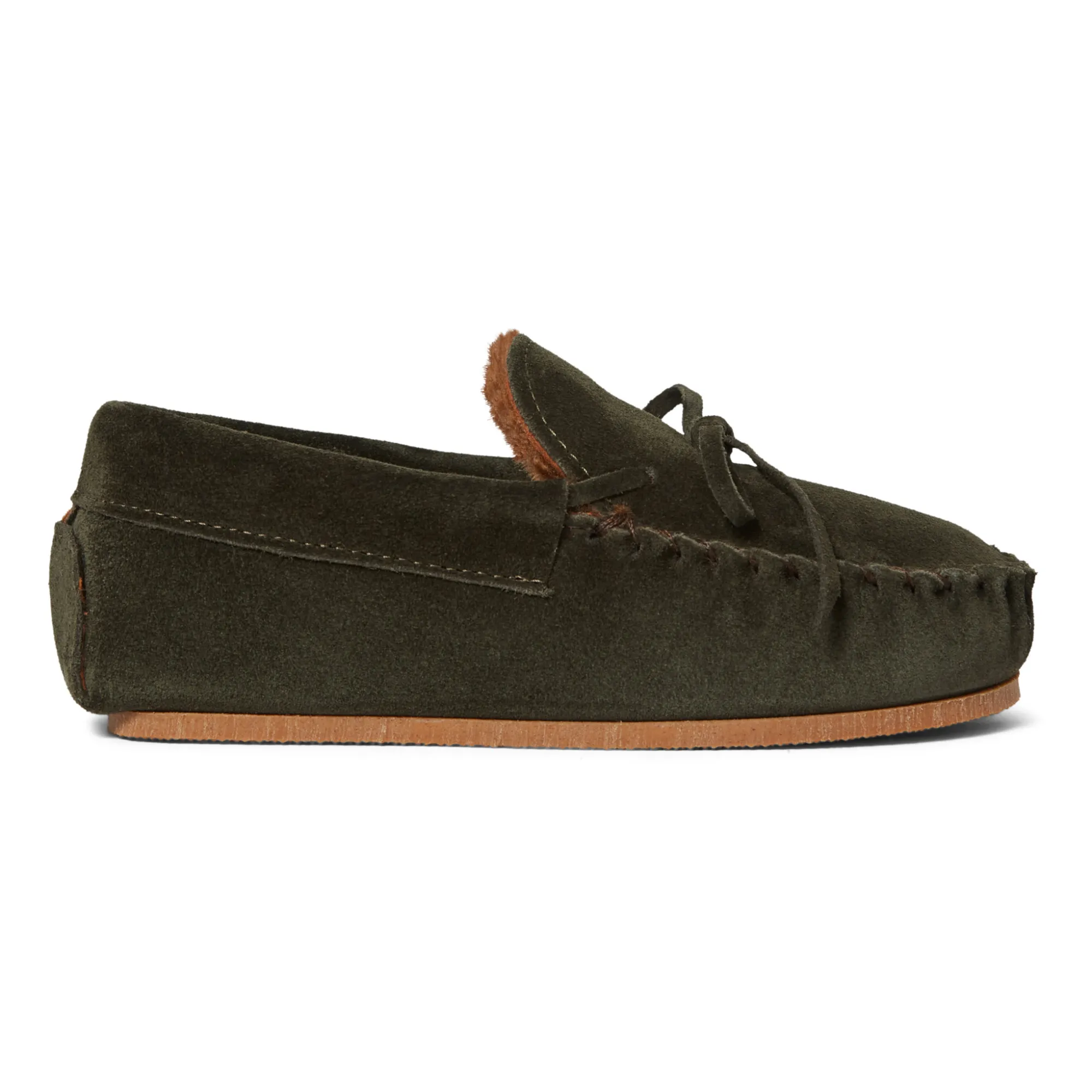 Pèpè Green Lined Loafers