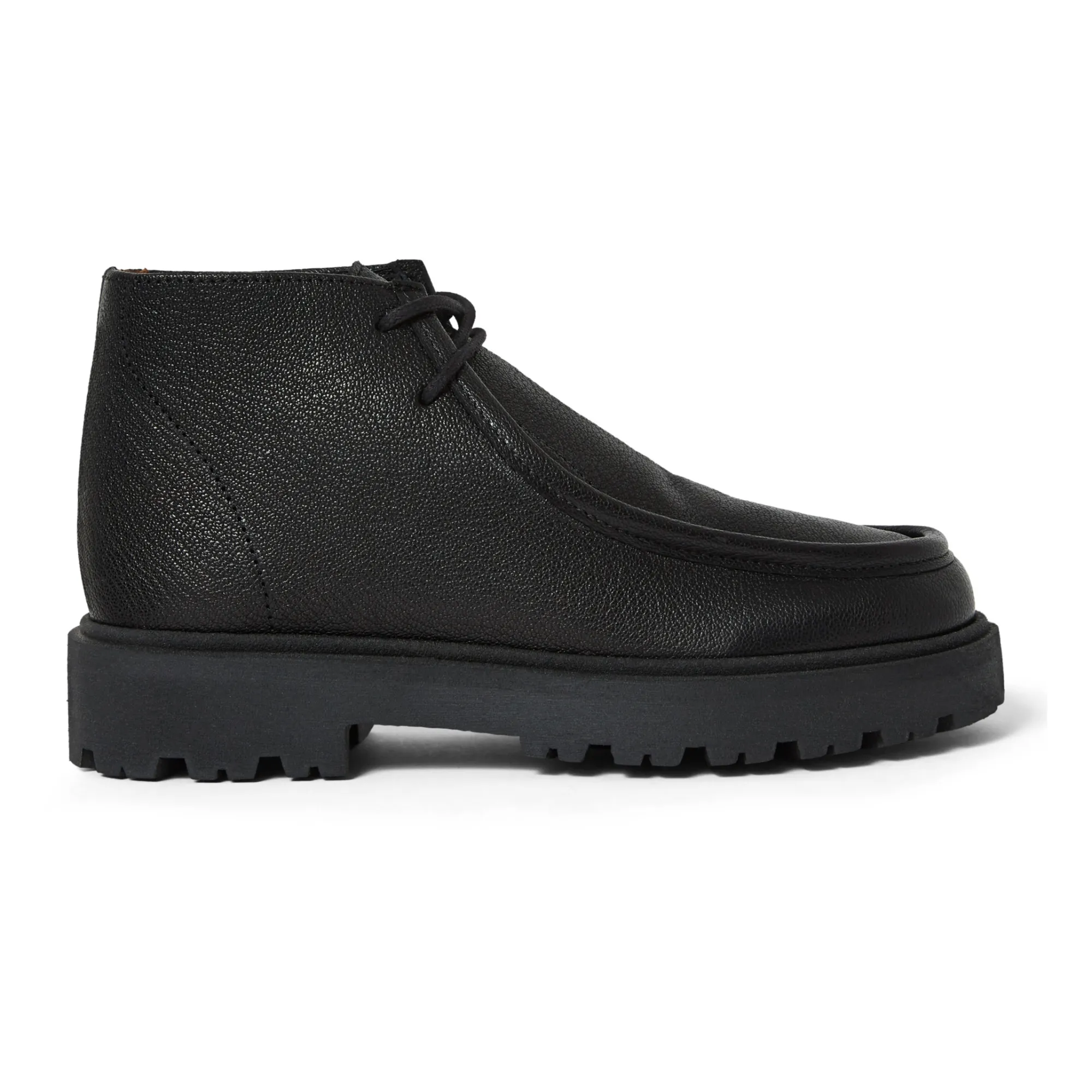 Pèpè Black Lace-Up Derbies