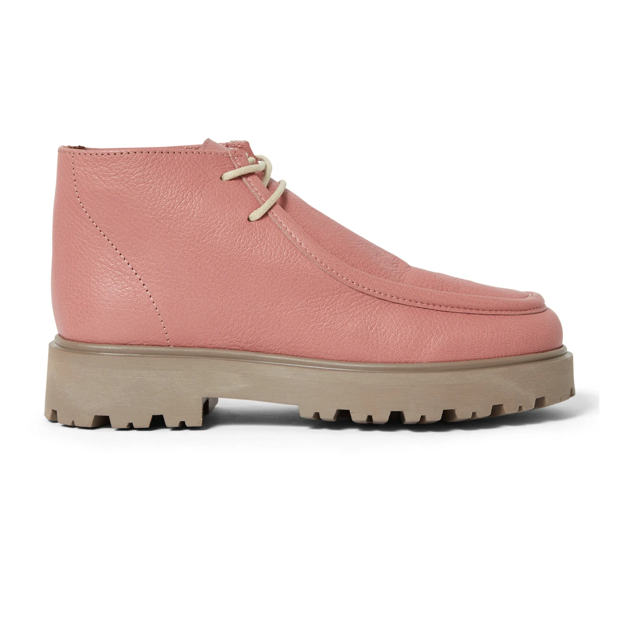 Pèpè Pink Lace-Up Derbies