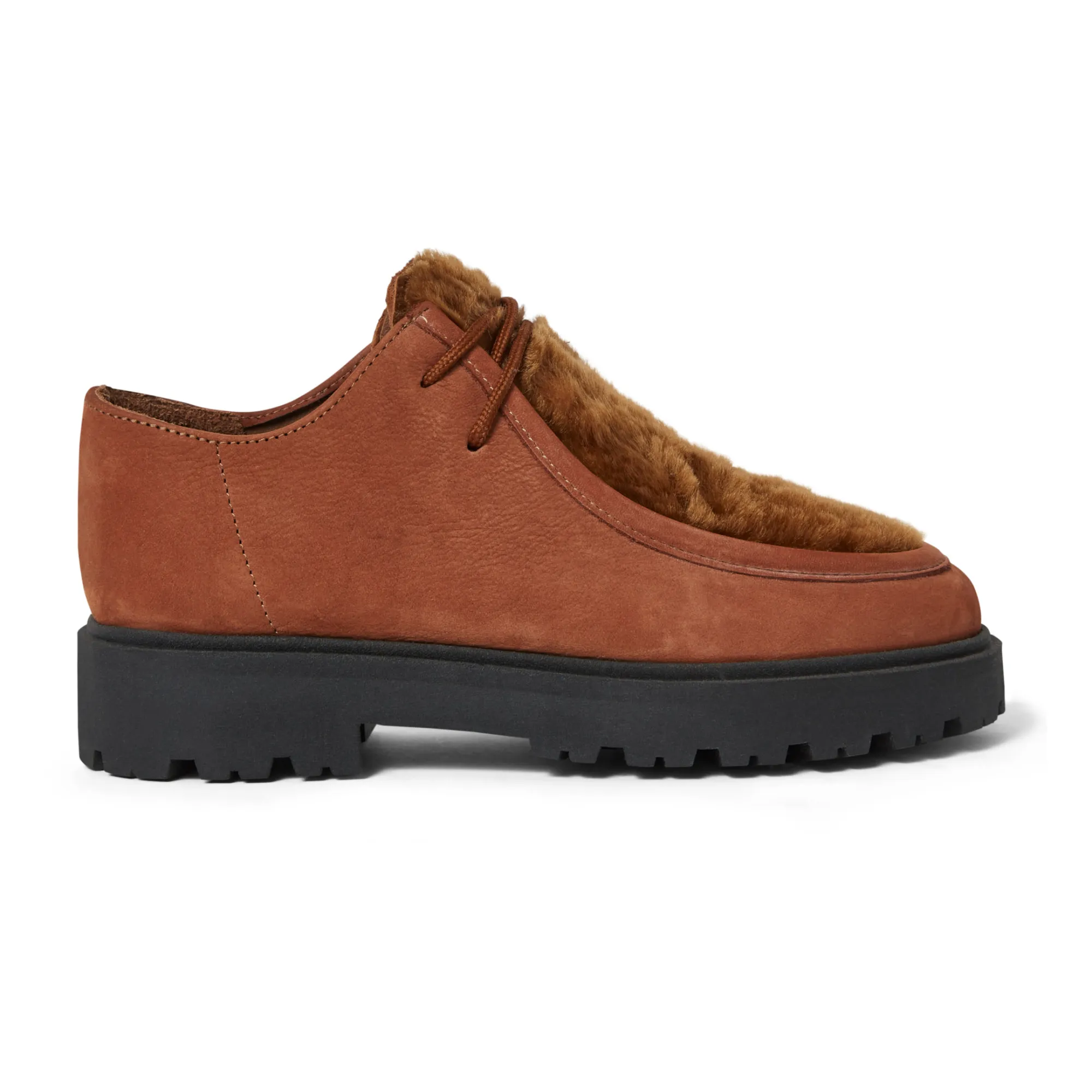 Pèpè Brown Lace-Up Derbies