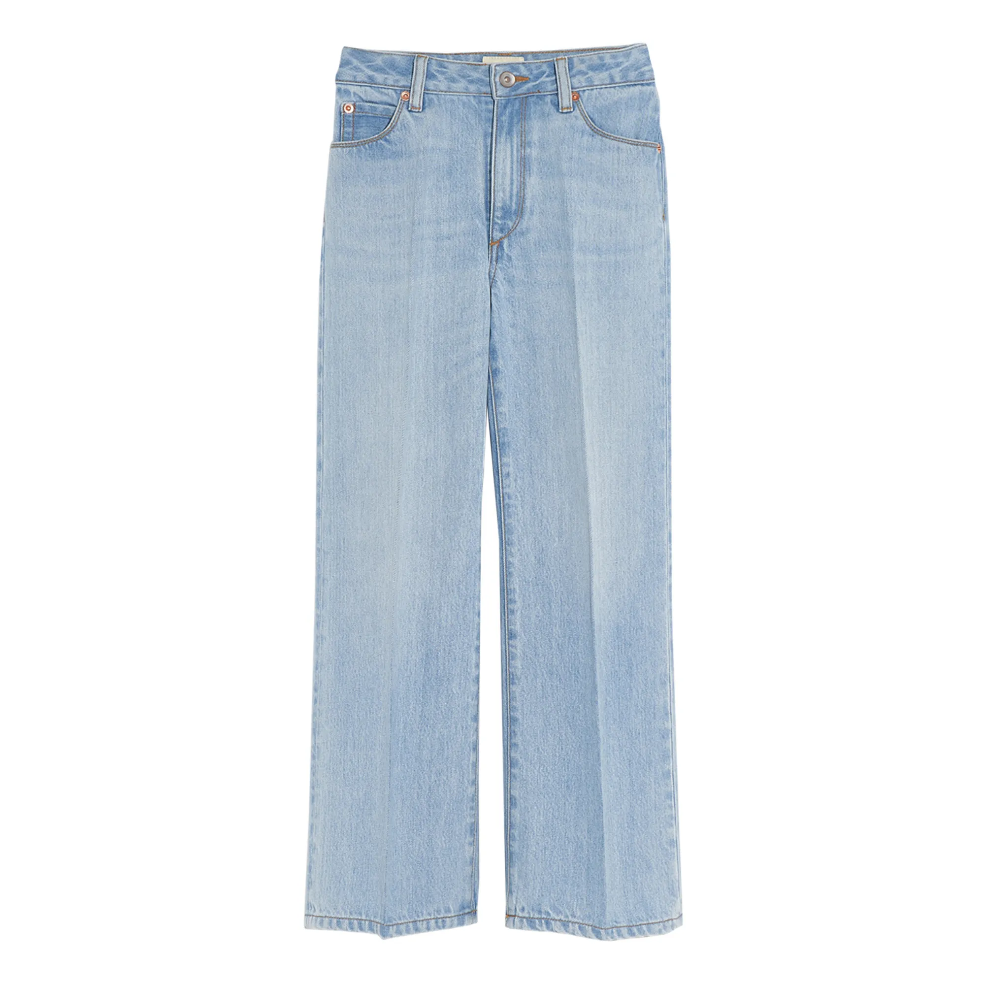Bellerose Denim Bleached Jean Wide Leg Gardenia