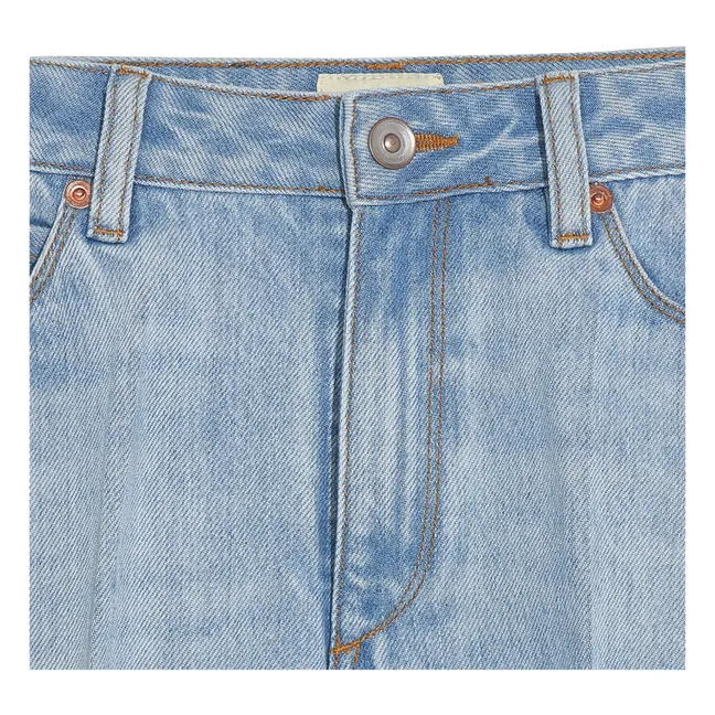 Jeans a Gamba Larga Gardenia | Demin