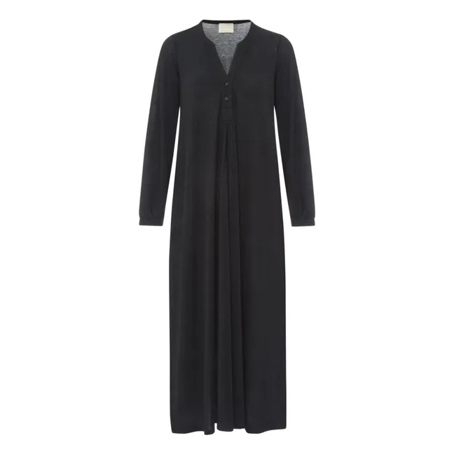 Vestido metalizado Amede | Negro