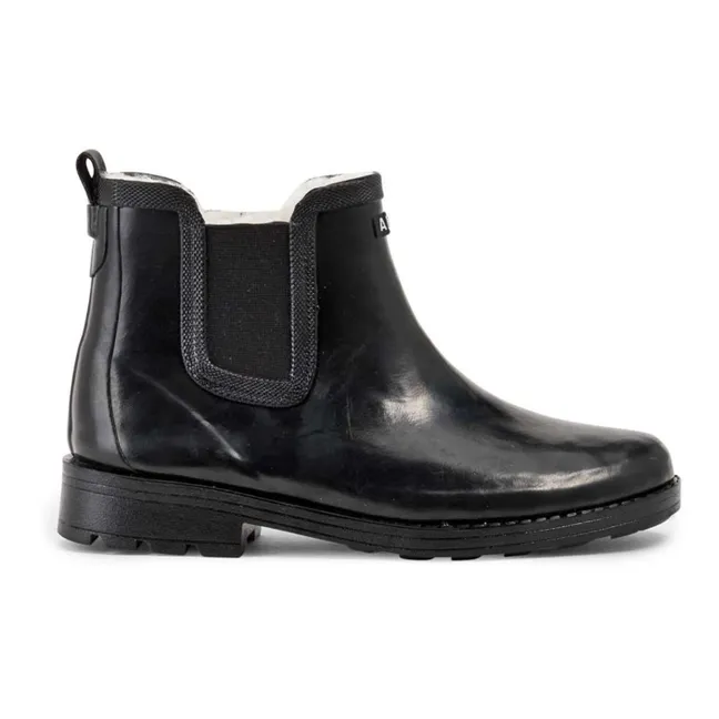 Carville Filled Rain Boots | Black
