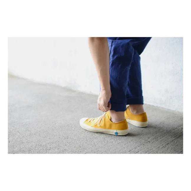 Baskets Moonstar S.L.P | Jaune moutarde