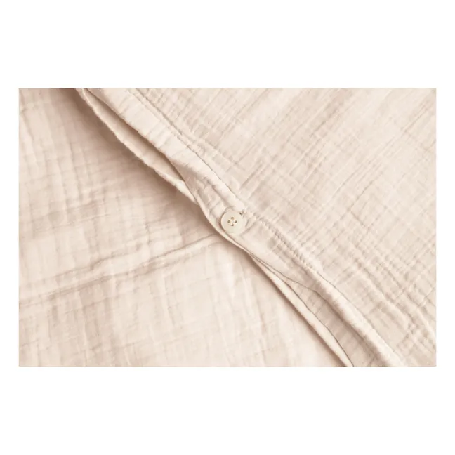 Parure de lit en mousseline de coton | Sable