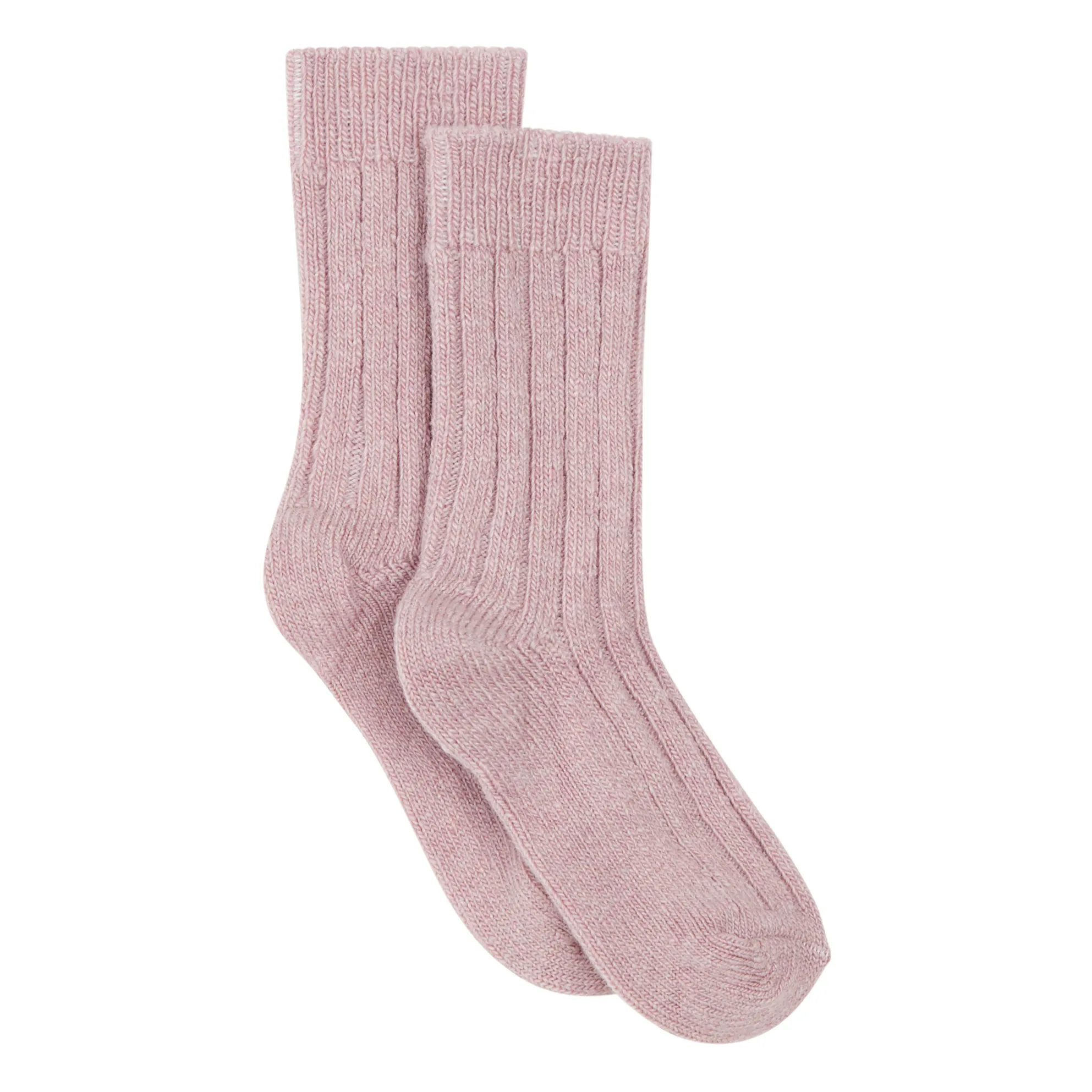 Collégien Dusty Pink Chamois Merino Wool Socks