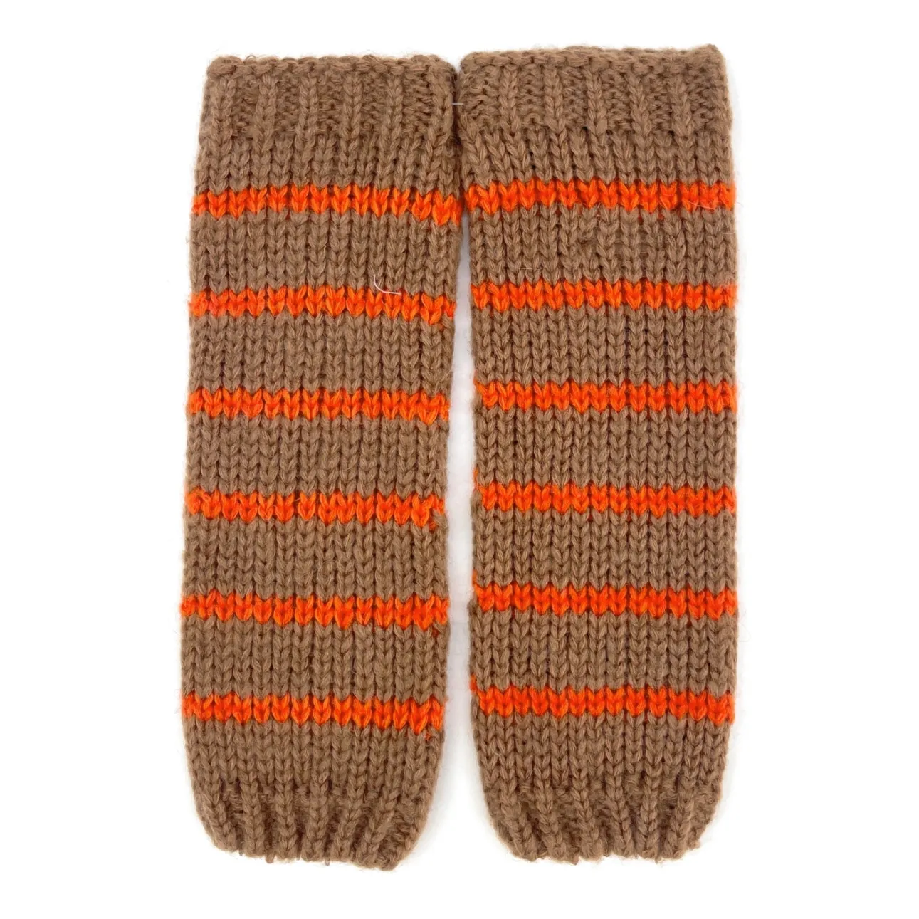 Longlivethequeen Brown Mohair Arm Warmer