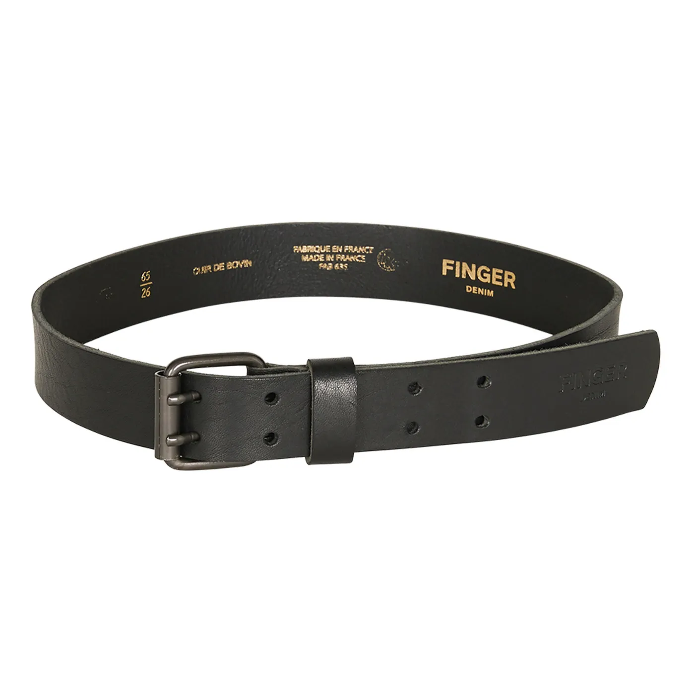 Finger In The Nose Black Curtis Belt