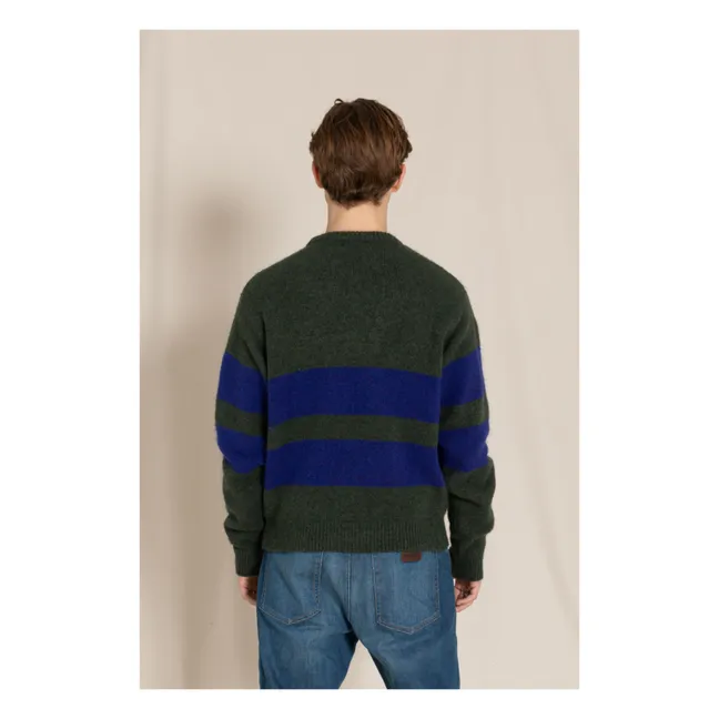 Pull Michael Rayé  | Vert foncé