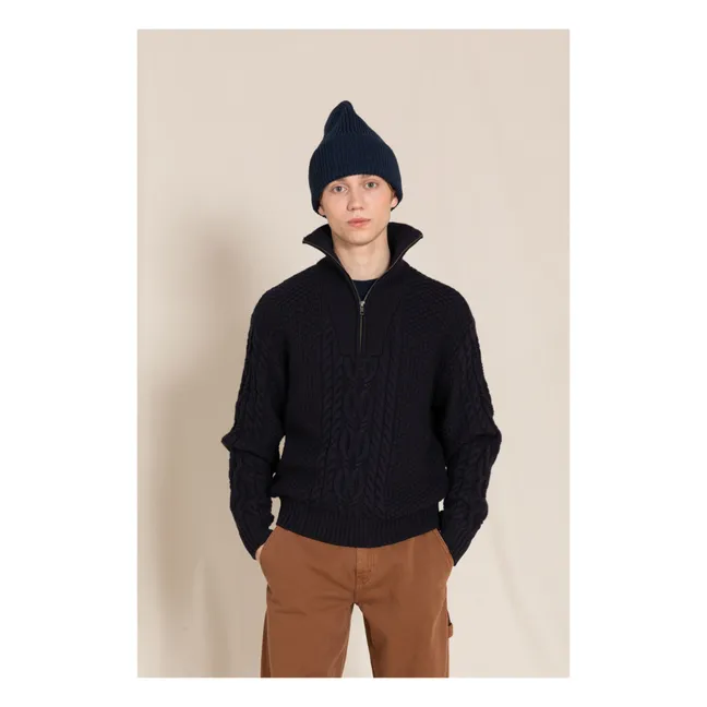 Jersey de lana merina Sasha | Azul