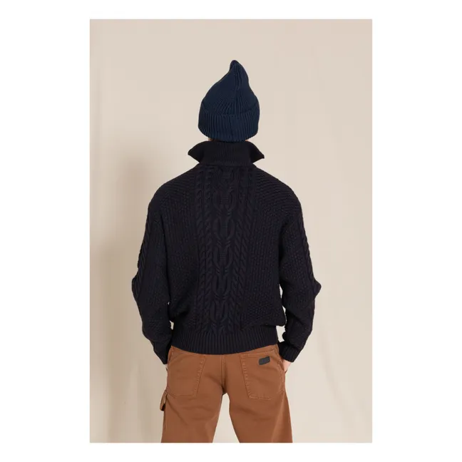 Jersey de lana merina Sasha | Azul
