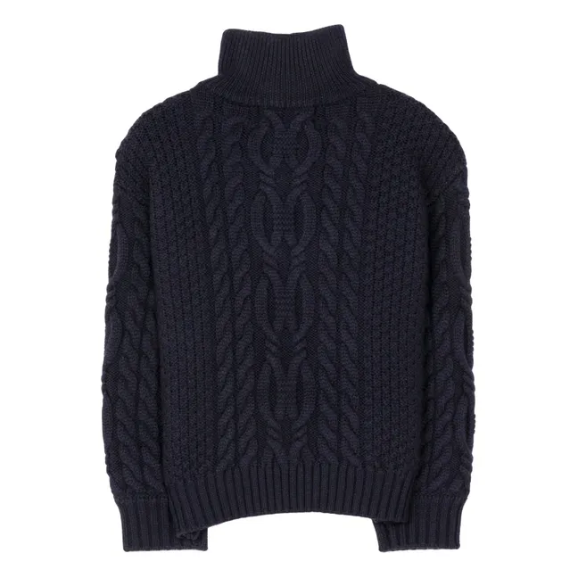 Jersey de lana merina Sasha | Azul