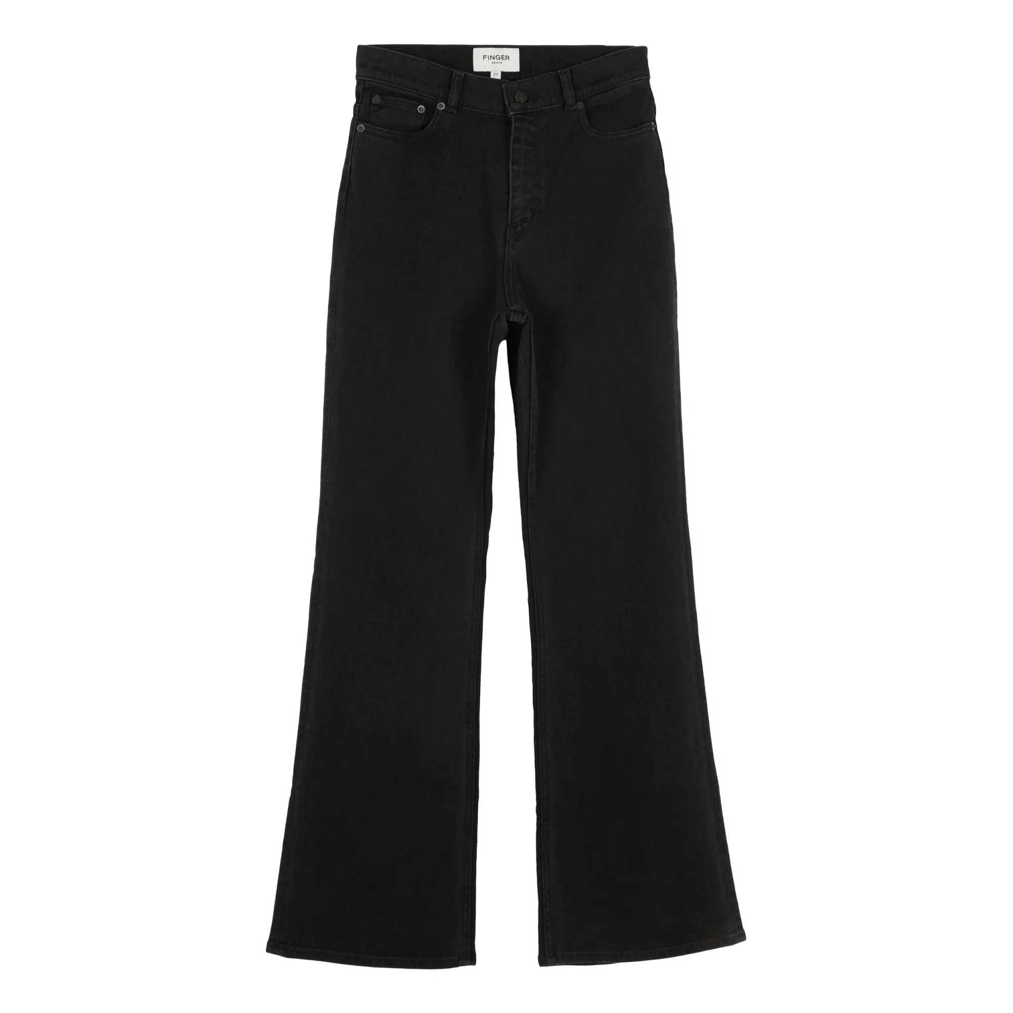 Finger In The Nose Noir Foncé Fiona Flared Jeans
