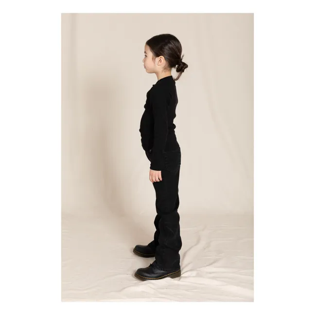Fiona Flared Jeans | Noir foncé