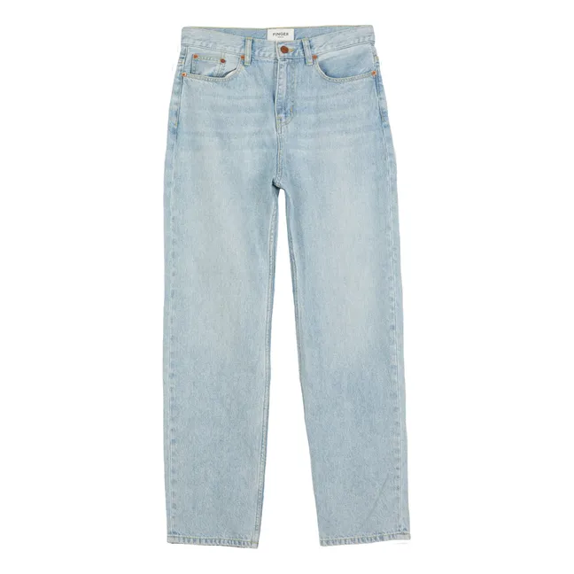Jean Taille Haute Cher | Denim bleached