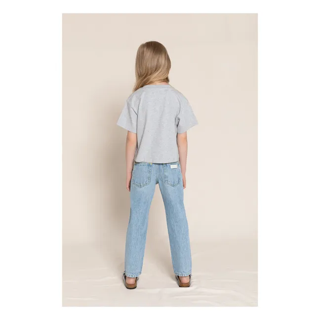Jean Taille Haute Cher | Denim bleached