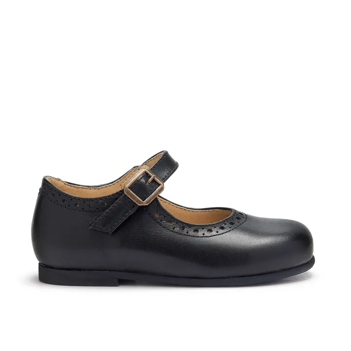 Martha Velcro Mary Janes | Black- Product image n°0