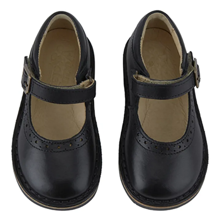 Martha Velcro Mary Janes | Black- Product image n°2
