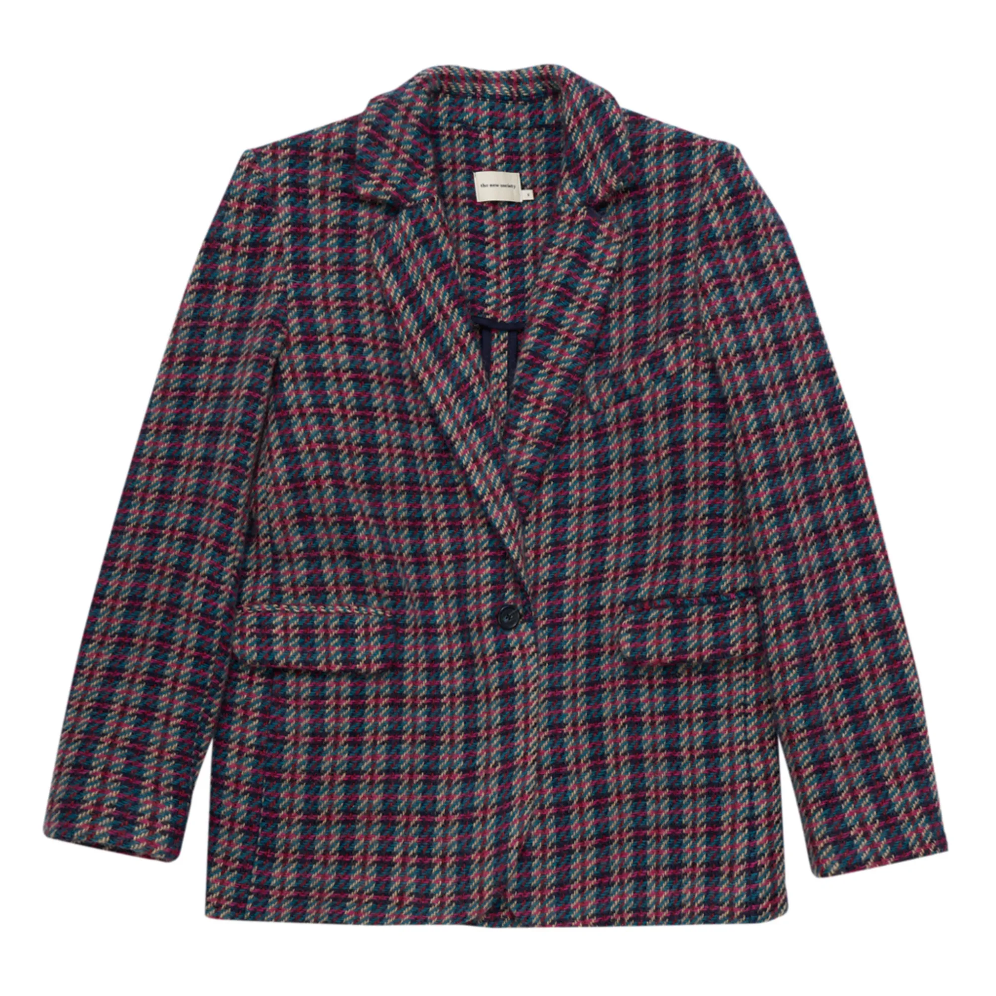 The New Society Women's Pink Wool Blazer Jacket - Collection