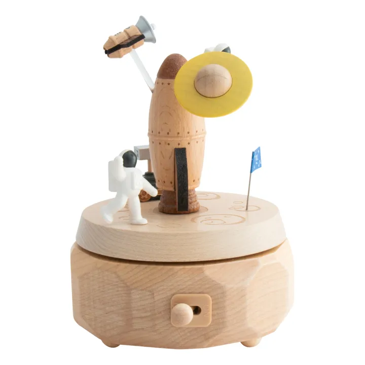 Boite à musique en bois Spationaute- Image produit n°0
