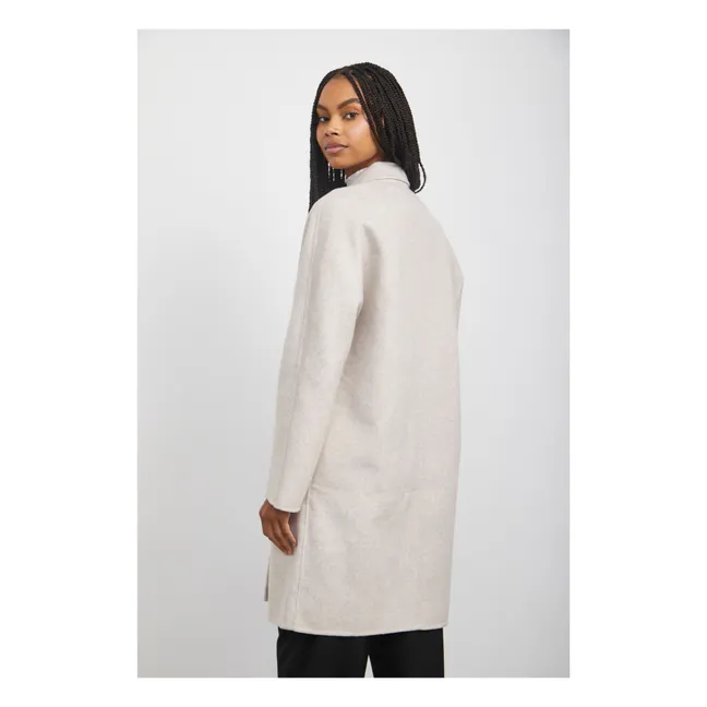 Everest Wool Coat | Cream