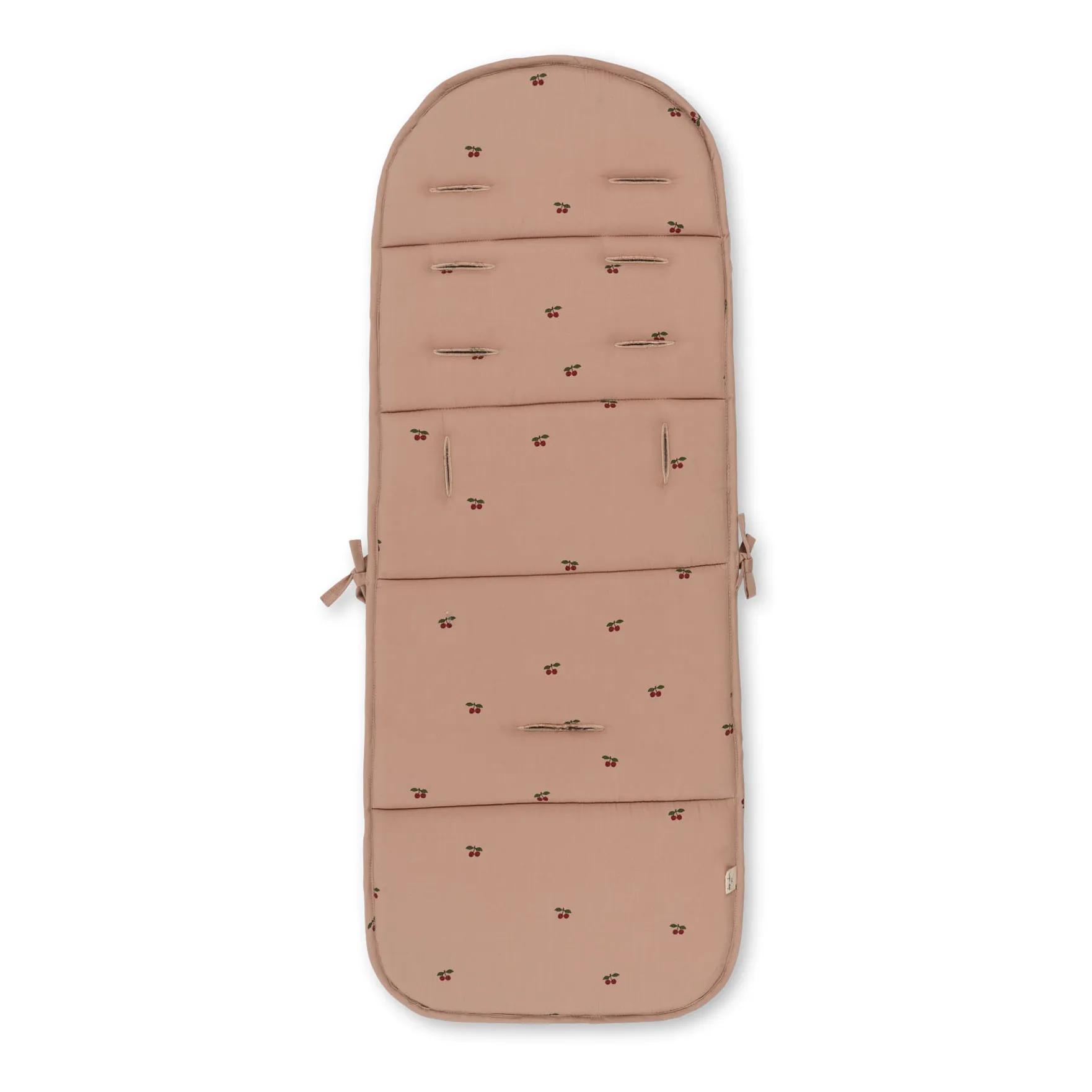 Konges Sljd - Sitzkissen fr Kinderwagen aus Bio-Baumwolle - Blush |  Smallable