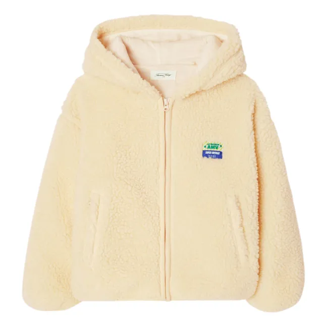 Veste à Capuche Façon Sherpa Hoktown | Ecru