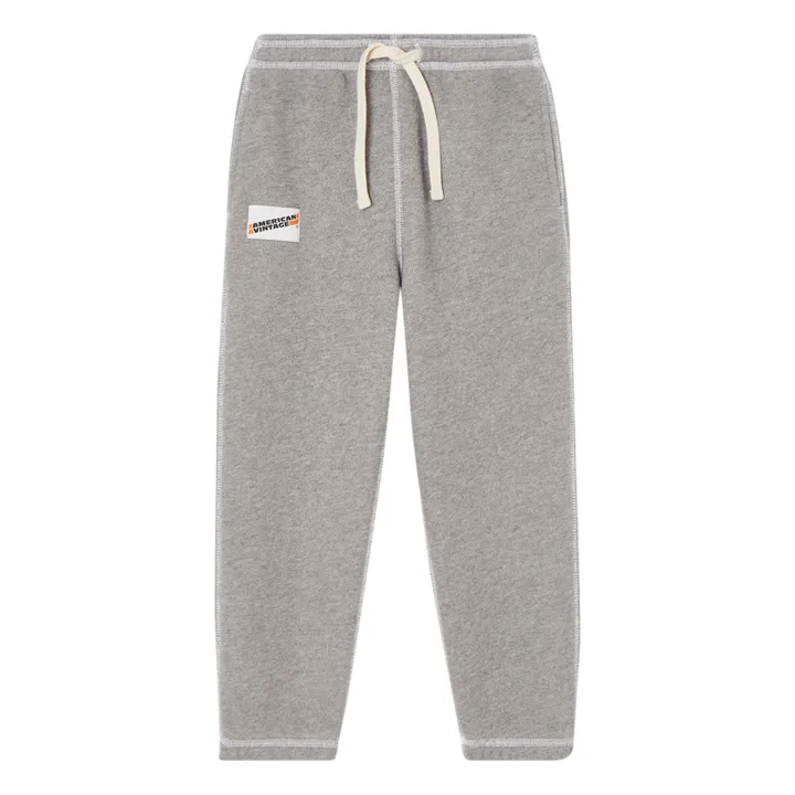 Organic Cotton Joggers | Heather grey- Product image n°0