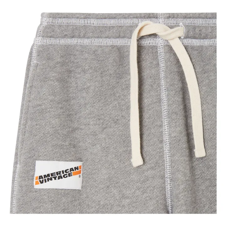 Organic Cotton Joggers | Heather grey- Product image n°3