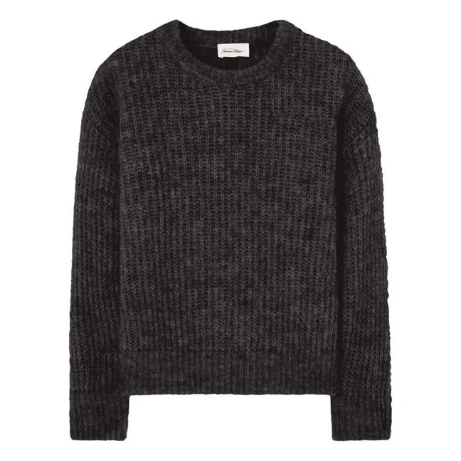 East Alpaca sweater | Charcoal grey