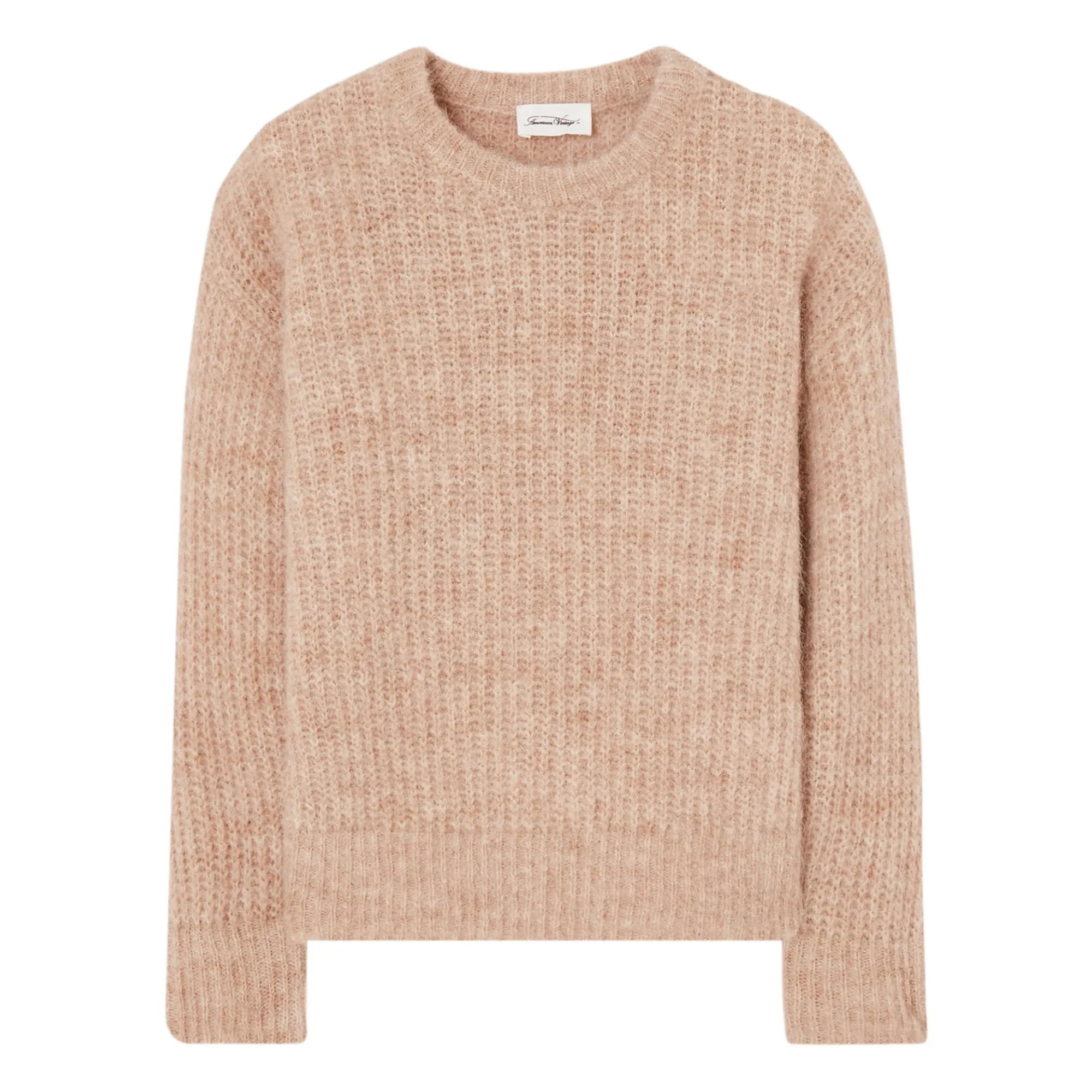 American Vintage Heather Beige Alpaca East Jumper
