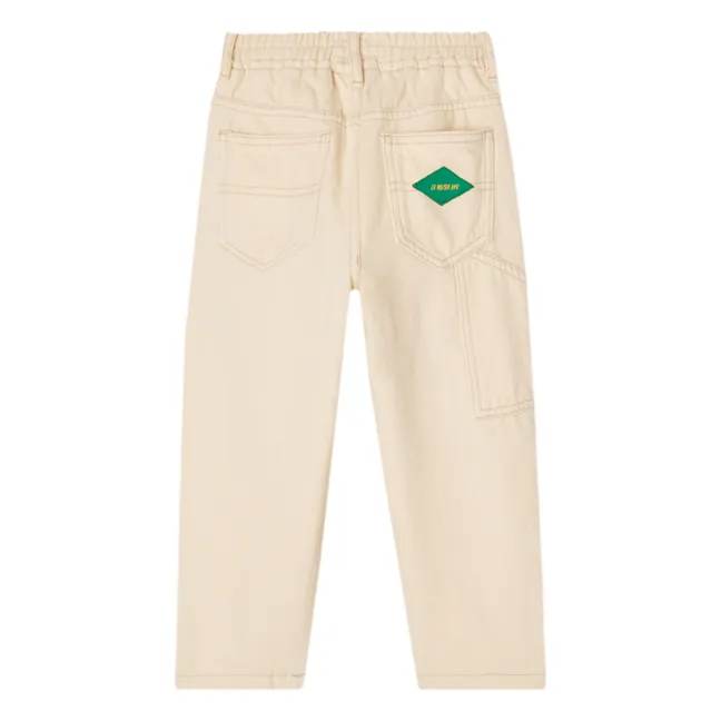 Pantalon 5 Poches  | Ecru