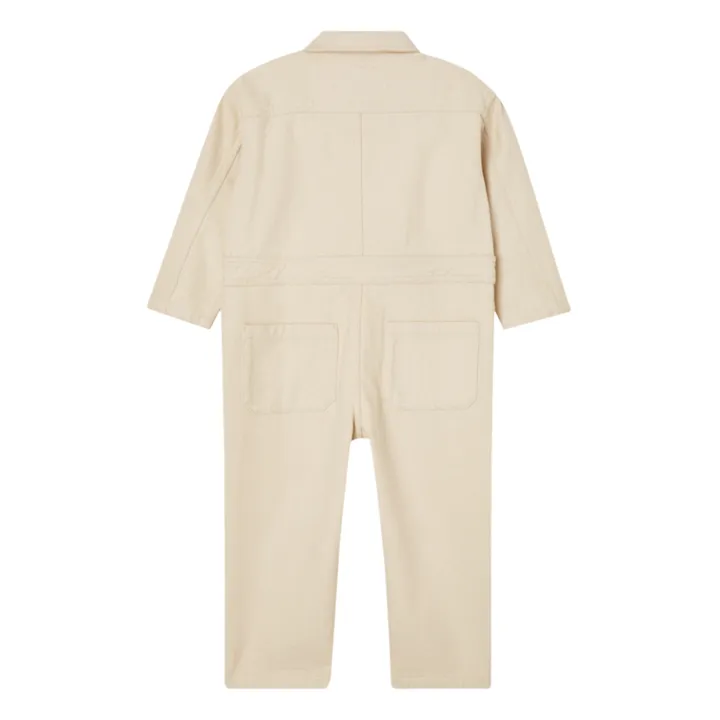 【最安値挑戦】 Shirt - Vintage American Collar Smallable | Ecru - Jumpsuit サロペット・オーバーオール・オールインワン