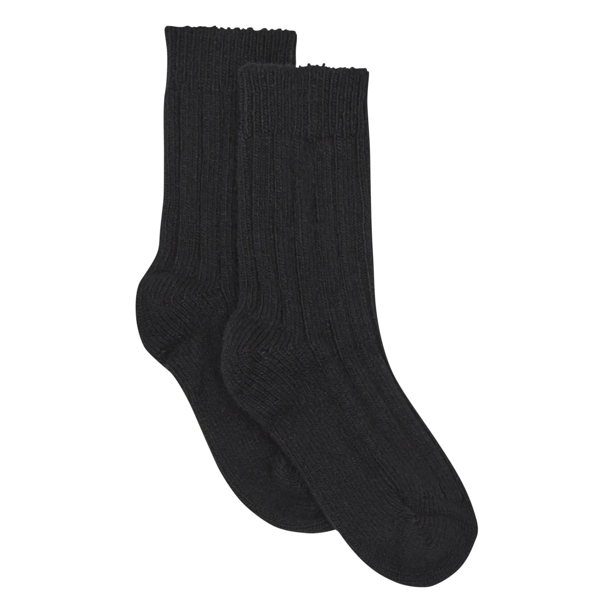 Collégien Black Chamois Merino Wool Socks
