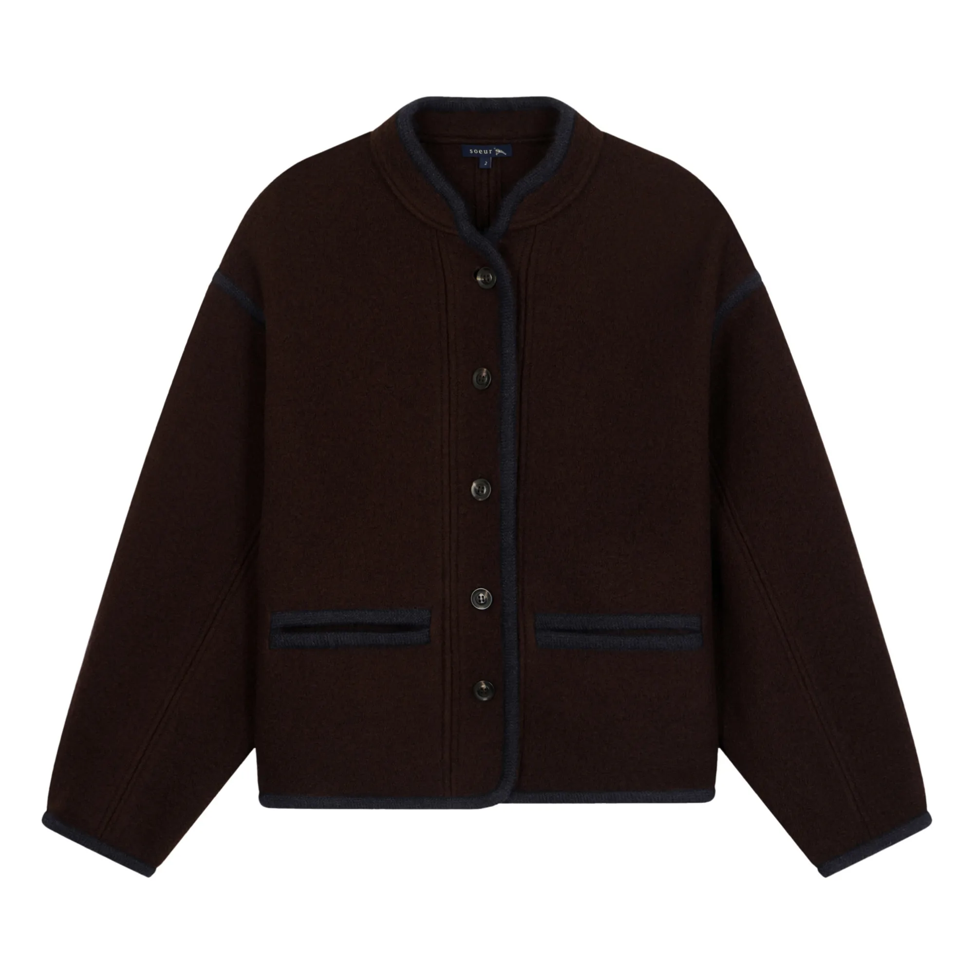 SOEUR - Veste olympe brown
